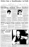 The Daily Aztec: Monday 10/21/1985
