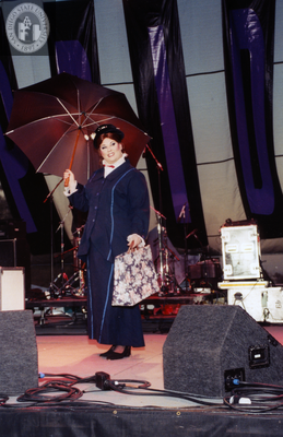 Mary Poppins performer at Pride Festival, 1999