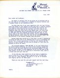 Letter from Marzani and Munsell Publishers, 1968