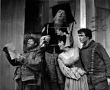 James B. Douglas, Joseph Maher, Jacqueline Brooks, and Donald West in Twelfth Night, 1967