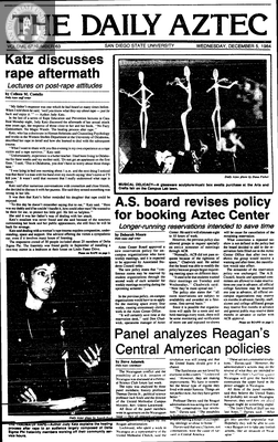 The Daily Aztec: Wednesday 12/05/1984