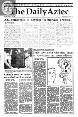 The Daily Aztec: Thursday 05/17/1990
