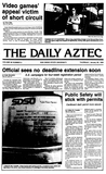 The Daily Aztec: Thursday 01/26/1984