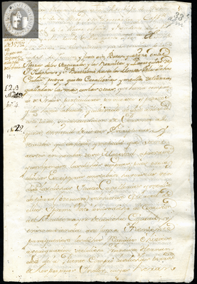 Urrutia de Vergara Papers, page 33, folder 5, volume 1, 1555