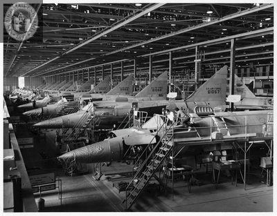 Military airplane factory