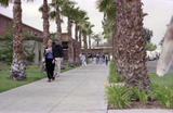 Students passing Olmeca Hall, 1999