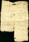 Urrutia de Vergara Papers, back of page 106, folder 18, volume 2