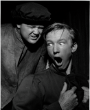 Tom Lasswell and William Francis in The Merchant of Venice, 1954