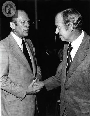 Lionel Van Deerlin and Gerald Ford