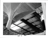 Multipurpose room roof decking, Aztec Center, 1967
