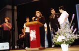 Toni Atkins speaking at Spirit of Stonewall Rally, 2000