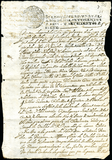 Urrutia de Vergara Papers, page 36, folder 13, volume 2, 1707