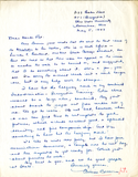 Letter from William S. Bruner, 1943