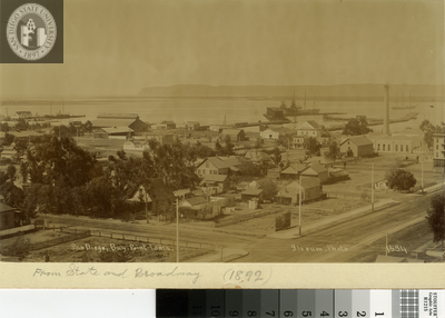 Point Loma and San Diego Bay, 1892