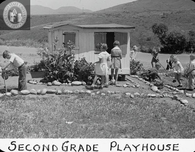 Second grade playhouse, 1935