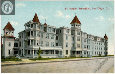 St. Joseph's Sanitarium and Hospital, San Diego