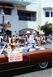 Assemblywoman Dede Alpert in San Diego Pride parade, 1994
