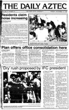 The Daily Aztec: Monday 11/19/1984