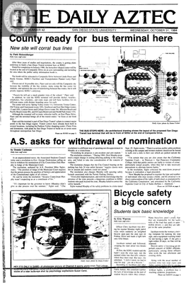 The Daily Aztec: Wednesday 10/31/1984