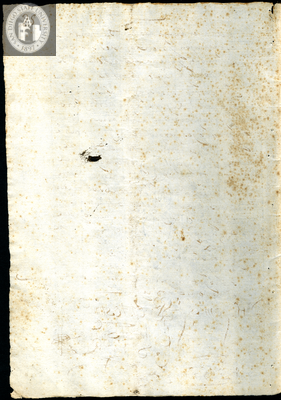 Urrutia de Vergara Papers, back of page 145, folder 9, volume 1, 1664