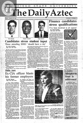 The Daily Aztec: Friday 03/23/1990