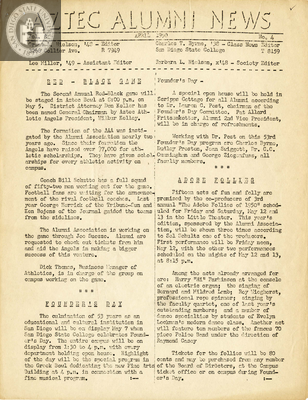 The Aztec Alumni News, Volume 8, Number 4, April 1950
