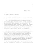 Affidavit for political asylum for a Peruvian, 2005