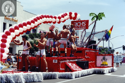 Rich's float in San Diego Pride parade, 1994