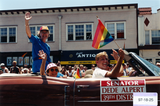 State Senator Dede Alpert in the Pride parade, 1997