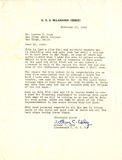 Letter from Arthur C. Eddy, 1942