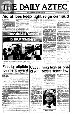The Daily Aztec: Tuesday 03/13/1984