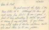 Letter from David F. Fenn, 1942