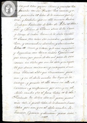Urrutia de Vergara Papers, back of page 51, folder 7, volume 1, 1611