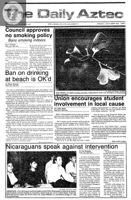 The Daily Aztec: Friday 10/23/1987