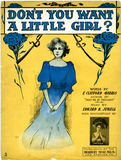 Don't you want a little girl? 1907