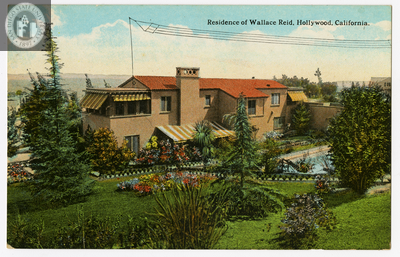 Residence of Wallace Reid, Hollywood, 1923