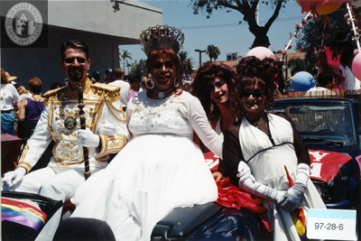 Imperial Court de San Diego in San Diego Pride parade, 1997
