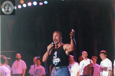 San Diego Gay Men's Chorus performance at Pride parade, 1996