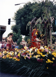 Float covered in flowers at Pride parade, 1991