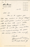 Letter from Bernard T. Harmer, 1942
