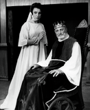 Jacqueline Brooks and an unidentified actor in The Winter's Tale, 1963