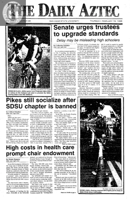 The Daily Aztec: Thursday 02/18/1988