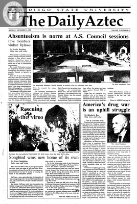 The Daily Aztec: Monday 12/04/1989