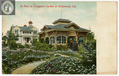 In Paul de Longpre's Garden at Hollywood