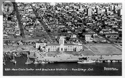 Old Civic Center and business district, San Diego