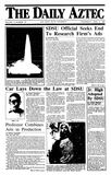 The Daily Aztec: Wednesday 04/12/1989