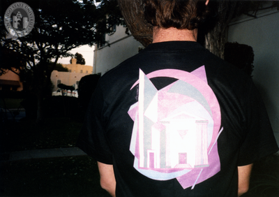 Artist Tim Grummon's design of the first Archives shirt, 1990