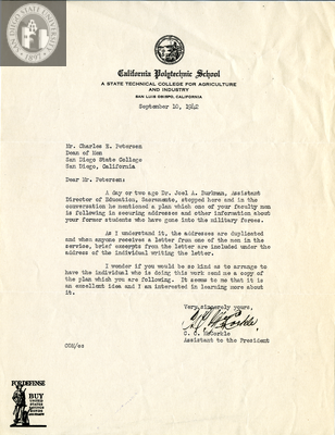 Letter from C. O. McCorkle, 1942