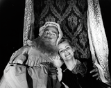 Will Geer and an unidentified actress in The Merry Wives of Windsor, 1965