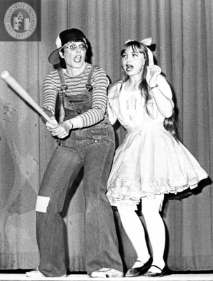 Eileen Kennedy and Ann Marie in MCC Follies performance, 1982